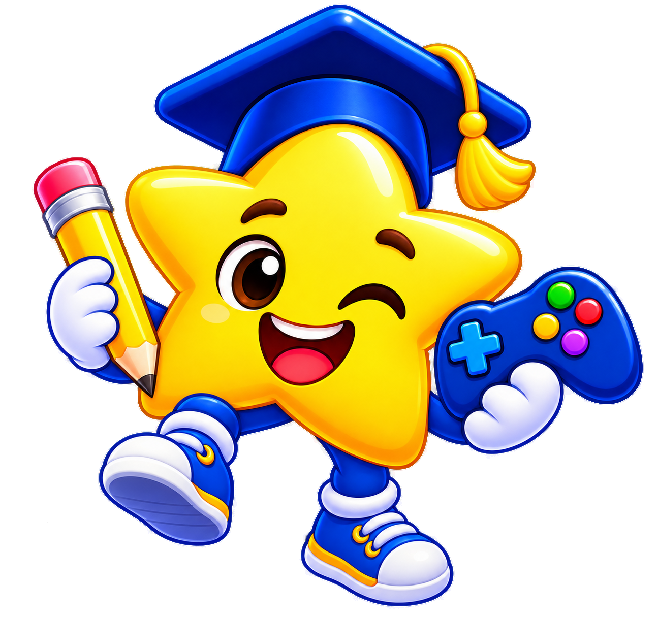 Mascote oficial do Minigames Educativos