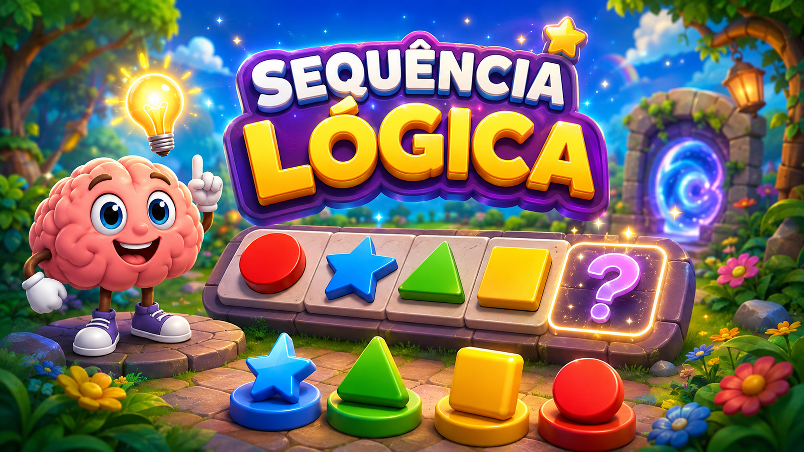 Card oficial do jogo Sequência Lógica
