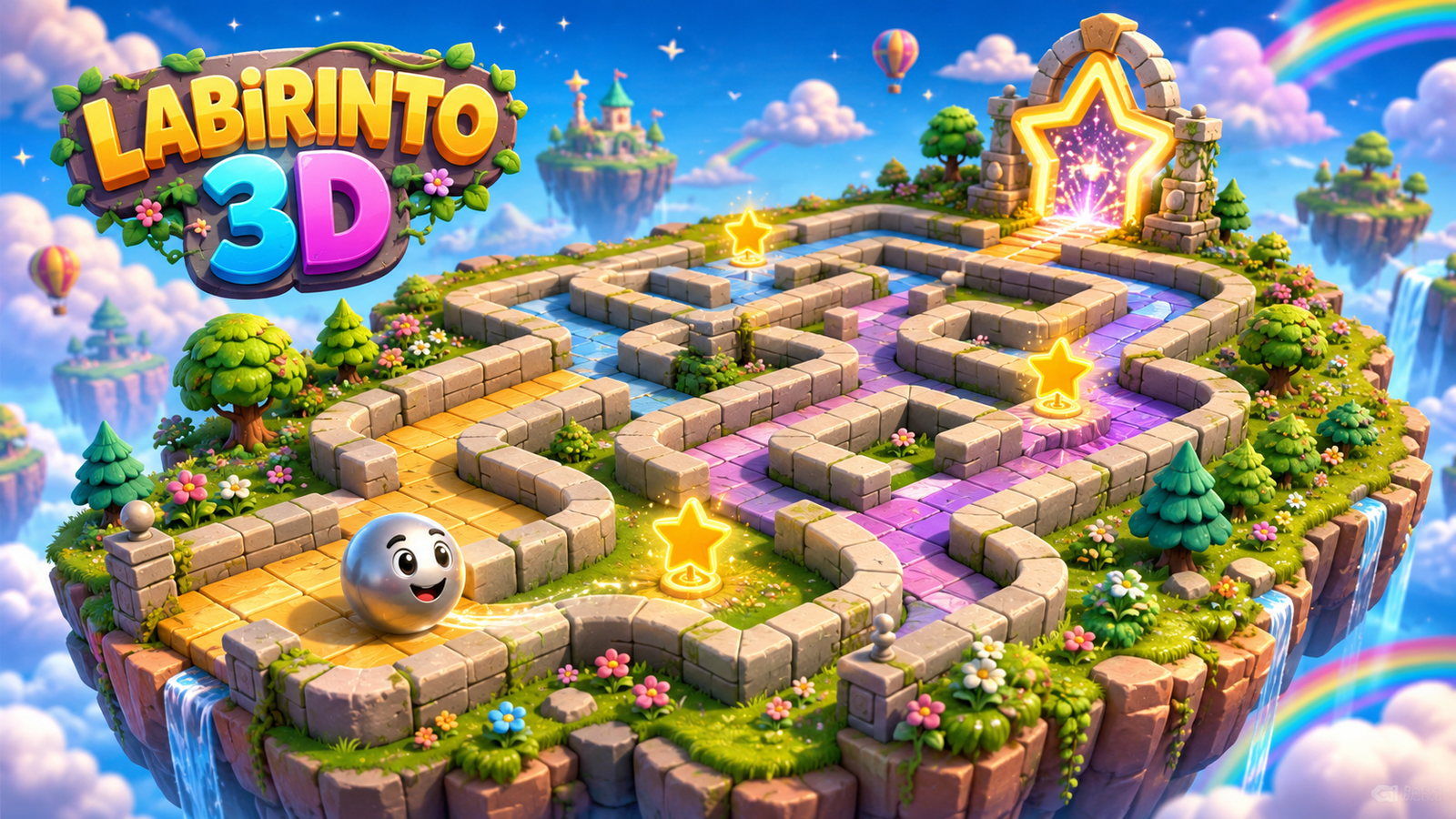 Card oficial do jogo Labirinto 3D