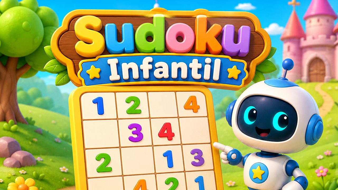 Card oficial do jogo Sudoku Infantil