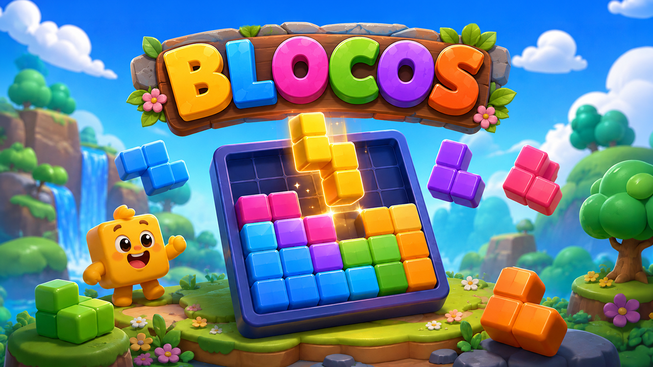 Card oficial do jogo Blocos